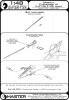 Master AM-48-143 Dessault Etendard IV Pitot Tube & AOA Probes (1:48)